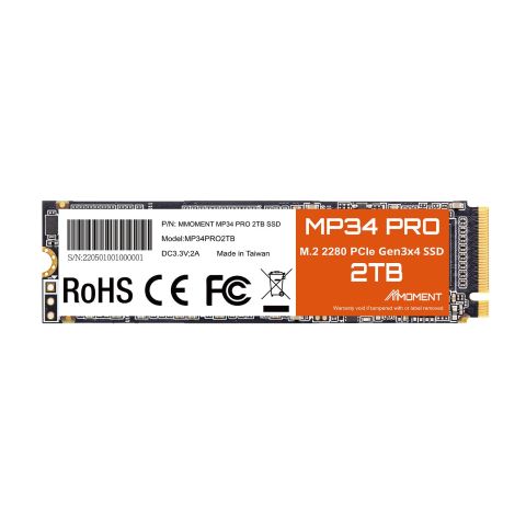 Moment MP34 PCIe 3x4 M.2 2280 SSD